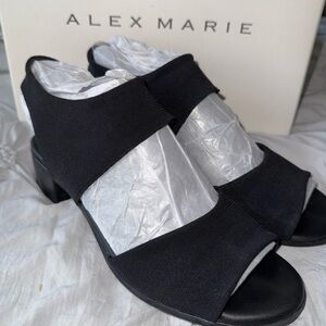 Alex Marie Women's Black Lorwin Heel Size 7.5
